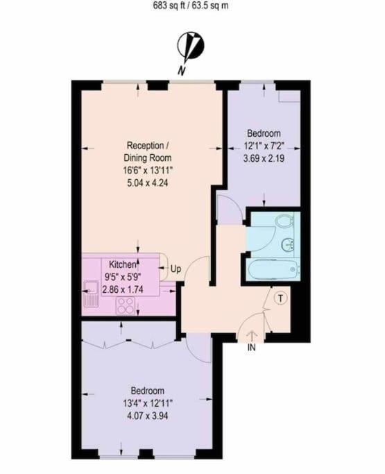 Apartament Luxury 2-bedroom In Prime South Kensington *